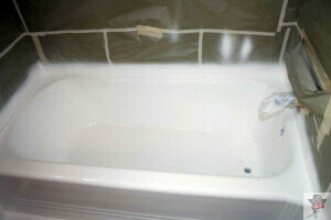 bathtub refinishing_sheeted and taped