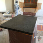 granite counter top reglazing _ taping