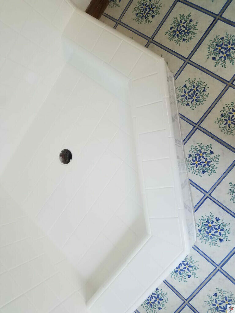 ceramic shower stall reglaze _ after