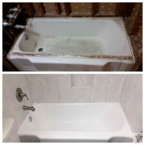 before and after_tame a tub