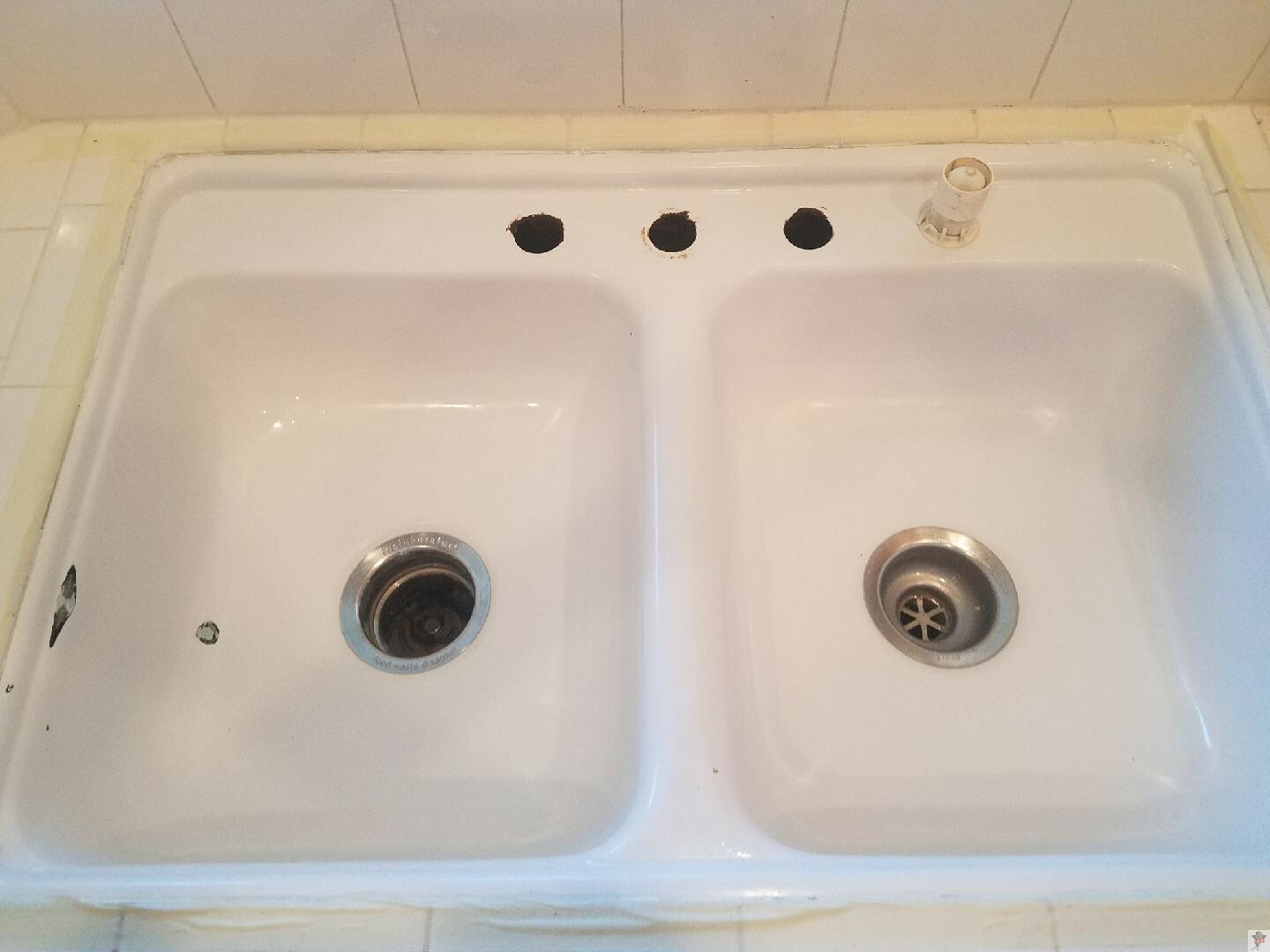 reglazing a porcelain kitchen sink