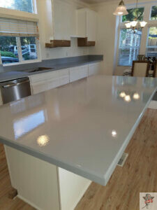 counter and island refinish _ after