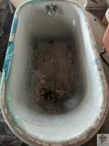 cast iron tub repair_before