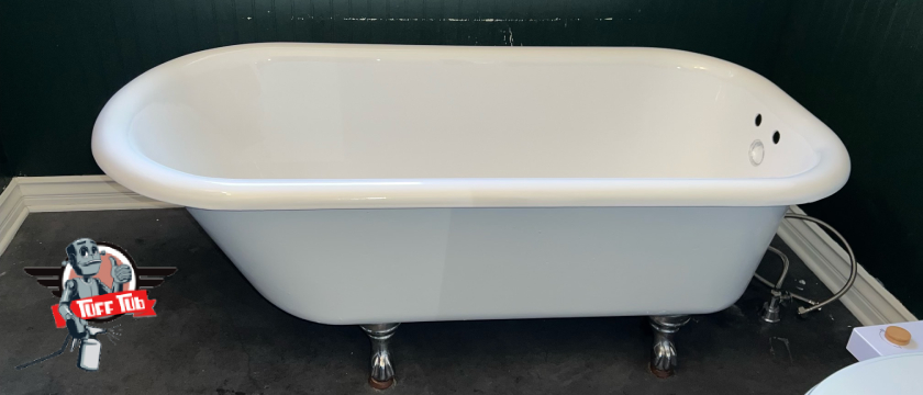 bathtub refinishing After tuff tub refinishing
